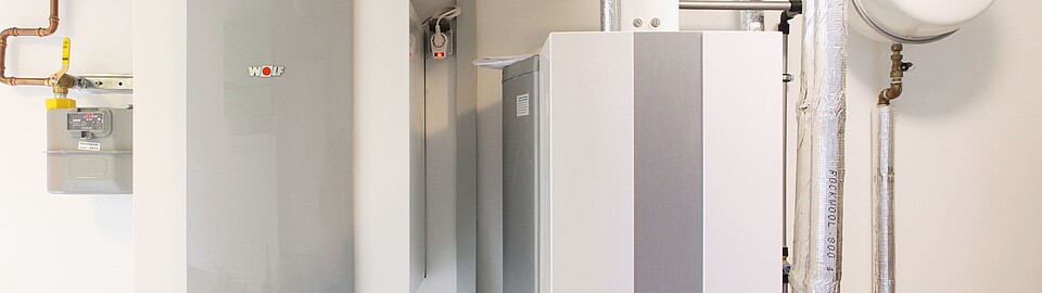 Wärmepumpe? Pelletheizung? Gasbrennwert-Therme? Technikraum: Bauherren Familie Olschewski aus Rheinland-Pfalz