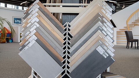 Grosse Auswahl Fertighaus-Bemusterung: Bodenbeläge