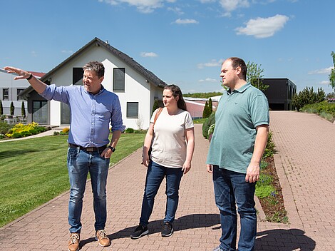 Planungsgespräch: Bauherren Familie Römmelt