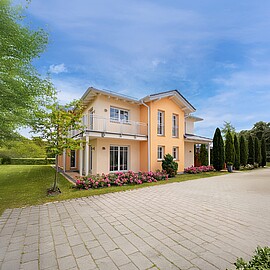 Fertighaus Doppelhaus 137/126 - Hanse Haus Fertighaus Doppelhaus 137/126